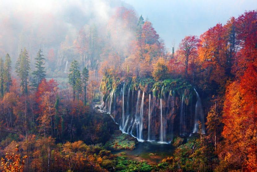 Plitvice Lakes in Autumn, the Enchantment of Foliage