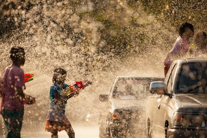 Songkran, the Water Festival in Thailand